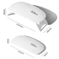 Luz UV Para Uñas Portátil Con Diseño De Moda Pop 6 Luces LED Secado Rápido Tratamiento Para Gel De Uñas Luz De Secado De Uñas - details 6