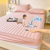 Protector De Sábanas Impermeable Con Cama Durable Antialérgico No Esmerilado Tamaño Ajustable 150/160x200 Anti-Polvo Y Anti-Rasguños - details 6