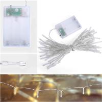 Luz De Enredadera LED Para Fiesta De Boda Y Decoración De Navidad Con 10/20/40/80 LEDS Cadena De Luces Festoon Para Dormitorio Estilo Estrellado Piloto Inalámbrico 3V - details 8