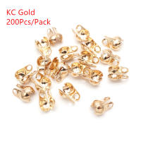 200pcs Encapsuladores De Cadena De Bolas De Plata Y Oro Pintados 1.5mm 2mm 2.4mm 3.2mm Para Joyería Enlaces Y Cierre De Encuentros - details 6