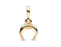 PANDORA ME Colección de Diamantes chapados en oro de 14 Quilates, Mini Colgante de Luna, Viene con UN embalaje de Caja de Giunte completo. - details 0