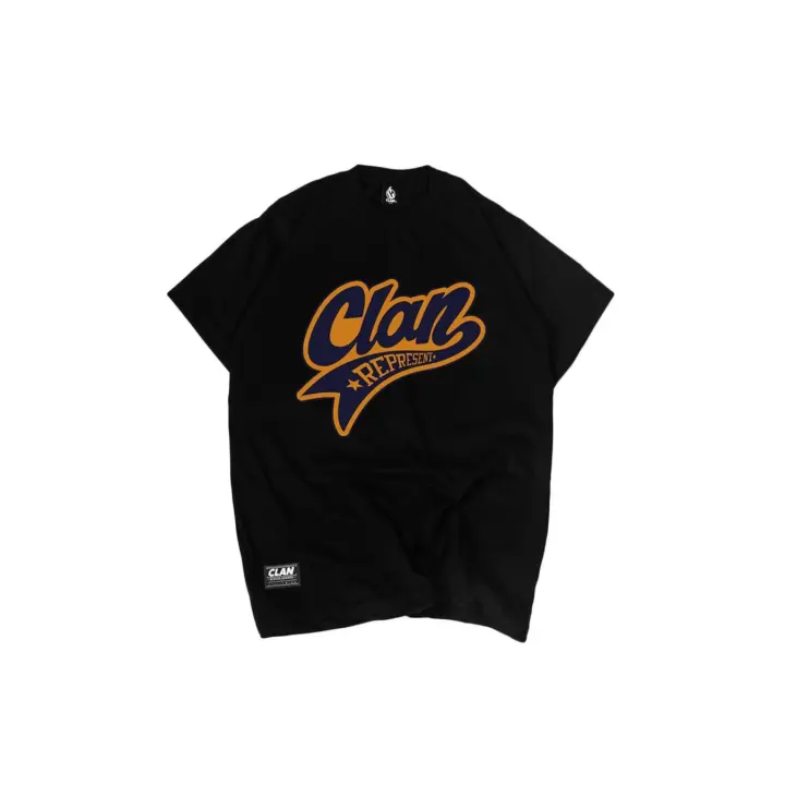Camiseta Negra Clan Representative - 1