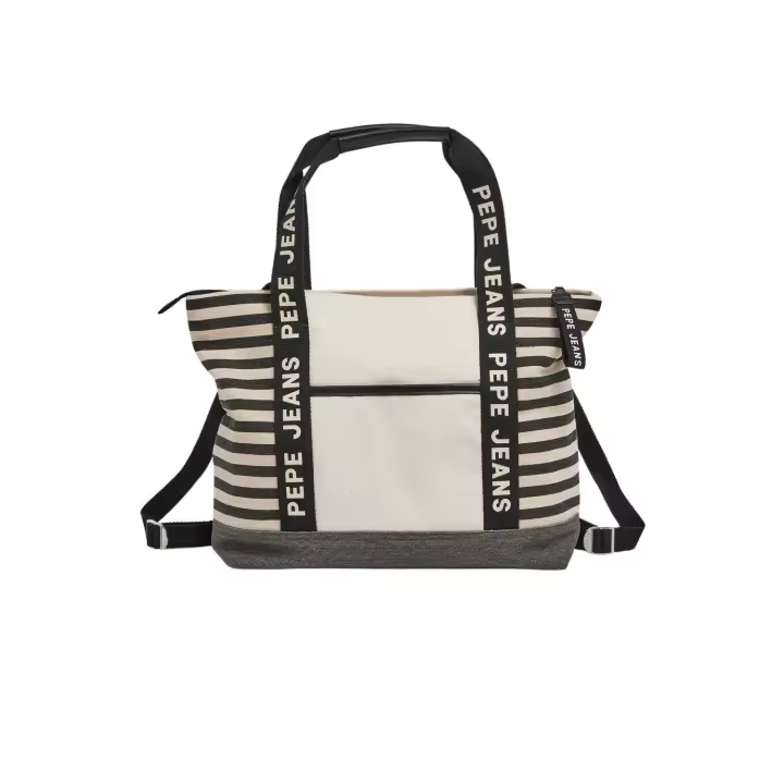 Bolso Pepe Jeans Zoey Lottie Blanco y Negro - 1