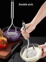 Prensa De Puré De Acero Inoxidable Herramienta De Frutas Y Verduras Para Cocina Creativa Hacer Jugo Y Puré De Patatas Gadget De Cocina - details 8