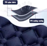 Colchoneta hinchable con almohada incorporada, colchón hinchable ultraligero de 2,0 in, empalmable, impermeable, antideslizante, adecuado para montañismo al Aire Libre - details 4