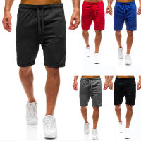 Nuevos Shorts De Correr Para Hombre Verano 2024 Moda Casual Color Sólido Pantalones Deportivos Para Gimnasio Y Ejercicio Talla Verdadera - details 1