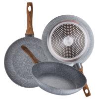 SAN IGNACIO Juego de 3 sartenes Ø20 Ø24 y Ø28 cm Daimiel fabricadas en aluminio forjado aptas para inducción - details 1