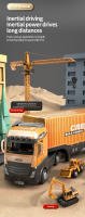 Juego De Juguetes De Camiones De Construcción Para Niños Crane Torre Excavadora Bulldozer Vehículos De Metal Para Niños De 4 a 12 Años - details 8