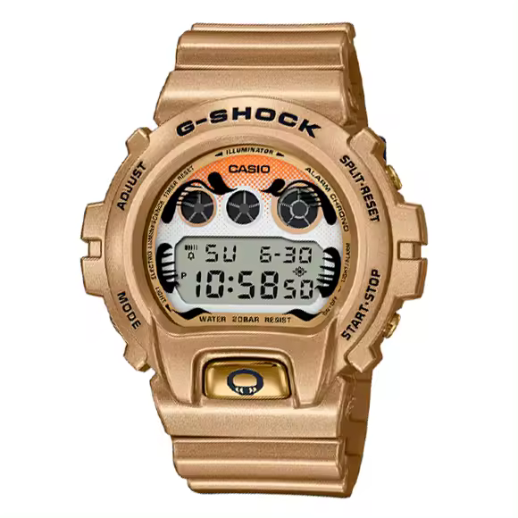 Casio Reloj Hombre Digital Cuarzo con Correa de Resina DW-6900GDA-9 - 1