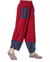 Pantalones Vintage Para Mujer Estampado Casual Cintura Alta Elástica Pierna Recta Suelta Pantalones De Verano Lady Cargo - details 8