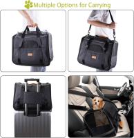 Portador de Gato para Perros, Bolsa transpired para mascotas, portador de viaje con Correa de hombro ajustable, portador de gato con colon tazón (17,3x12,2x13,4 pulgadas) - details 0