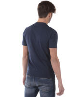 Emporio Armani EA7 Camiseta Algodón Hombre Azul Oscuro 3 ZPT34PJ20Z 1554 - details 1