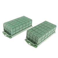 Bloque De Esponja Húmeda Para Flores DIY 1Pc Bloque De Poliestireno Verde Para Arreglos Florales Frescos Mud Para Floristería - details 12