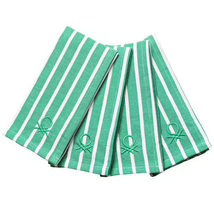 Toalla 70x140 algodón orgánico 450gsm verde benetton - 1