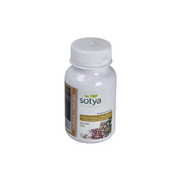 Valeriana Y Pasiflora 450Mg. 90Cap. - SOTYA - 1