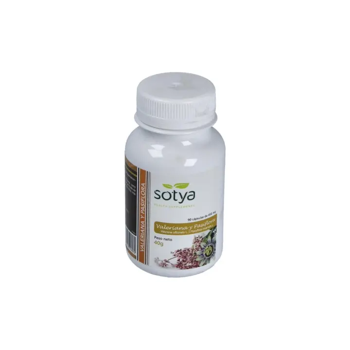Valeriana Y Pasiflora 450Mg. 90Cap. - SOTYA - 1