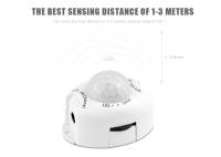 Luz LED Para Armario 1M-5M Con Sensor De Movimiento PIR Luz Nocturna 12V Tira LED 2835 Para Cocina Dormitorio Baño Escalera Lámpara Inteligente - details 3