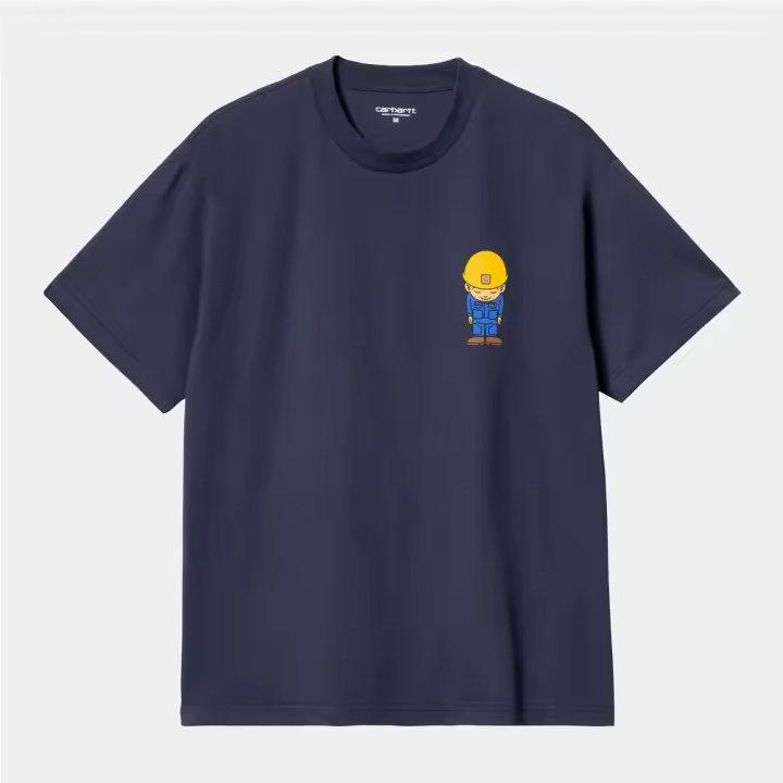 Camiseta Azul Carhartt Sumimasen T-Shirt Air Force - 1
