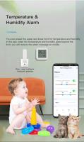 Sensor De Temperatura Y Humedad Tuya Con Pantalla LCD Mini Control Remoto Bluetooth Compatible Con APP Thermometer Hygrometer - details 10