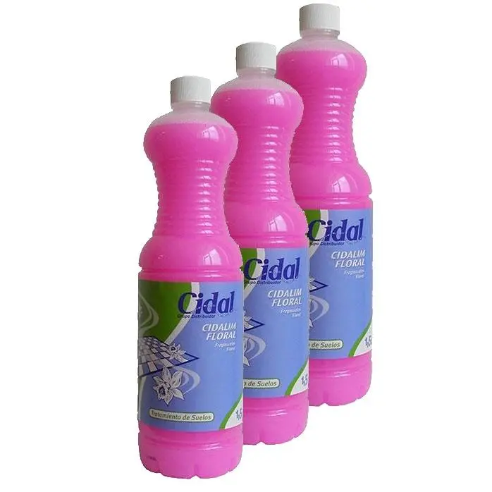 CIDAL FRIEGASUELOS CIDALIM FLORAL 1.5L - LIMPIADOR NEUTRO 3 UNIDADES - 1
