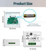 Interruptor Inteligente Sin Cable 433MHz 1/2/3Gang Panel De Pared Con Control Remoto Para Lámpara LED 10A 110V 220V - details 8