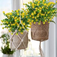Ramo De Hojas De Eucalipto Artificiales Para Decoración De Hogar Jardín Navidad Boda DIY Accesorios Para Vaso Bonsái Flores Falsas De Plástico Para Todas Las Estaciones - details 3
