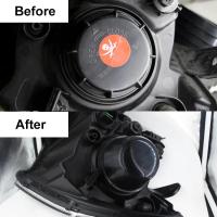 Cubierta De Polvo Para Faros De Coche LED HID Universal Capa De Goma Para Faros Delanteros H4 H1 H7 D2H H11 H8 HB3 Accesorios De Estilo Para Coche 2PCS - details 14