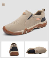 Zapatos De Cuero Para Hombre Casual Transpirables Mocasines De Senderismo No Slip Para Exterior Zapatos De Deporte Para Adultos - details 5