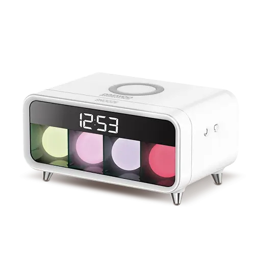 Reloj Despertador DCD-250 Cargador para móvil Inalambrica-Inducción Qi Daewoo (NUEVO) - 1