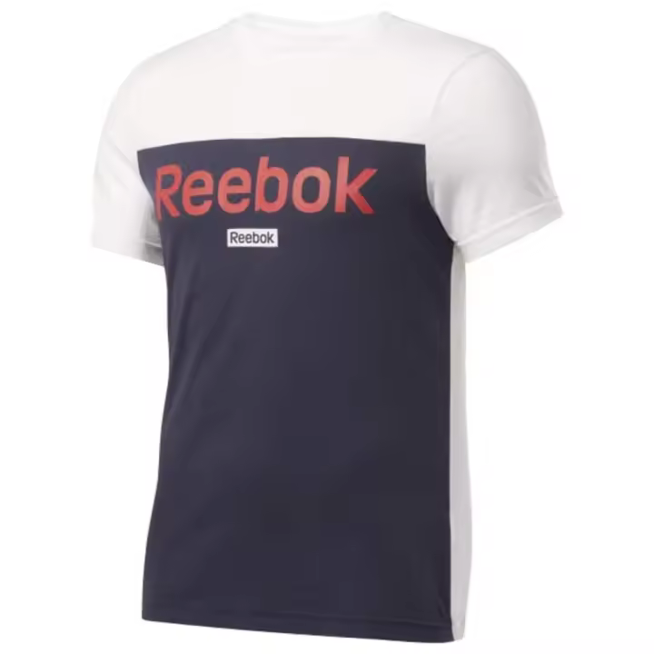 Camiseta Reebok Te Bl Ss Tee Blanco Negro Fi1949 - 1