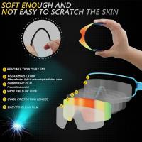 Gafas de sol polarizadas de ciclismo para hombres y mujeres, UV400, gafas deportivas para bicicleta, béisbol, correr - details 3