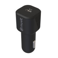 muvit for change cargador coche Tipo C PD 18W negro - details 0