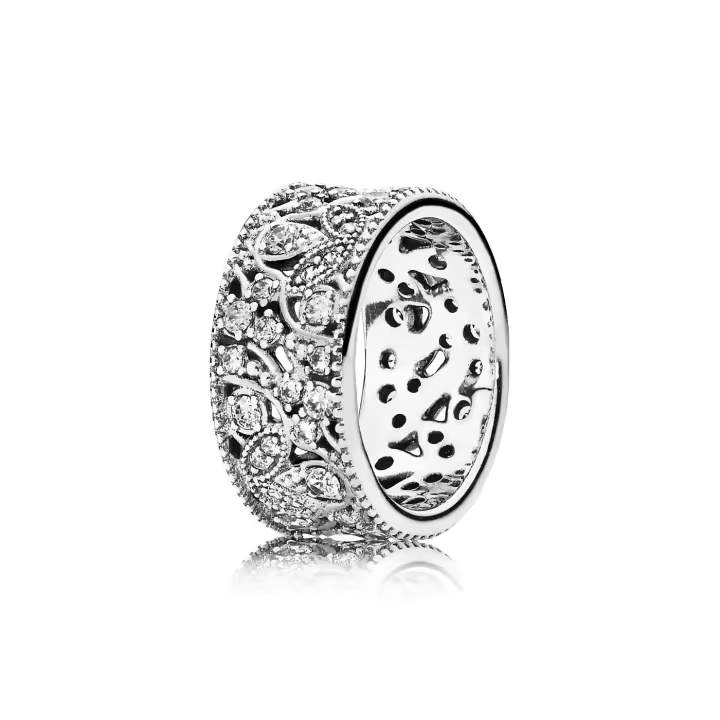 Anillo Pandora 19965CZ-56 Talla 56 Mujer - Plata - Diseño Elegante - 1