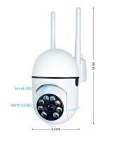Cámara IP A7 Smart Outdoor Seguridad Doméstica WIFI Vigilancia CCTV Visión Nocturna Color Audio Bidireccional HD 1080P Wireless - details 6