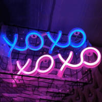 LED Neón XOXO Amor Luces Strip De Neón Para Decoración De Boda Jardín Habitación Dormitorio Decoración De Pared Regalo De Fiesta Noche - details 1