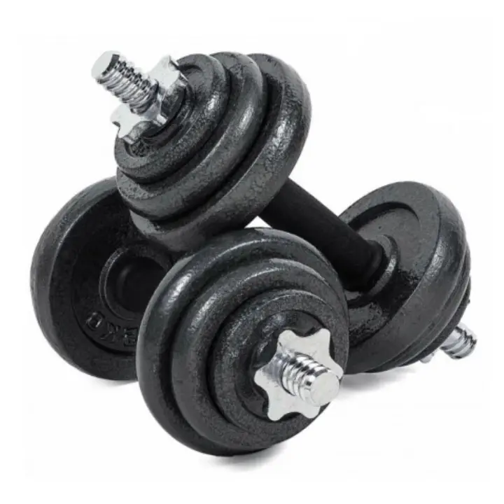 Juego de Mancuernas Ajustable 20kg para Entrenamiento en Casa - 1