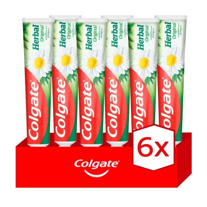 Pasta de dientes Colgate Herbal con extractos de plantas 75ml. Pack de 6 - 1