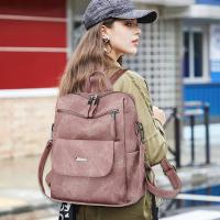 Mochipa de cuero impermeable para Mujer, Bolso Escolar de moda para Bolso de mopila para Mujer, Bolso de mochipa Retro - details 3