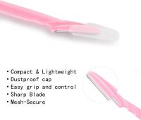 Maquinillas de afeitar removedor de pelo facial Shaper, herramienta de dermaplaning Exfoliante para mujeres y hombres 6 piezas - details 1