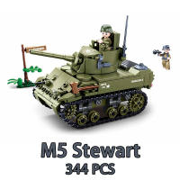 Bloques De Construcción De Tanque De Batalla Militar WW2 SLUBAN Para Niños Modelos De Vehículos Armados Regalo Para Jóvenes Y Adultos - details 7