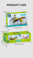 Bloques De Construcción De Insectos Orchid Mantis Sphecidae Mini Modelo De Animal Para Juego Creativo Y Decoración De Escritorio Regalos Para Niños En Navidad Y Cumpleaños - details 6