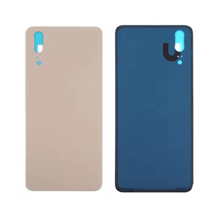TAPA BATERIA COMPATIBLE PARA HUAWEI P20 TRASERA CRISTAL DETRAS TRASERO ORO - 1