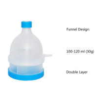 Funel De Proteína De 2 Capas Portátil Para Botella De Agua Y Proteína Sin BPA Compatible Con Botellas De Gimnasio - details 2