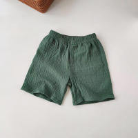 Shorts De Algodón Para Niños Y Niñas Pantalones Cortos Transpirables Y Suaves Para Verano Ropa De Bebé Estilo Casual Cierre Elástico Talla True Fit - details 12