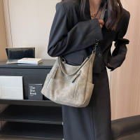 Bolso Bandolera De Lujo Para Mujer Diseñador Oblique Capacidad Grande Retro PU Mate Bolso De Hombro Single Estilo Bohemio - details 5