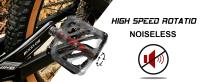 Pedales De Bicicleta BUCKLOS 3 Rodamientos Plataforma Plana Ultraligera Antideslizante Para MTB BMX Y Ciclismo En Carretera Material De Aluminio Color Negro/Gris/Rojo/Azul/Morado - details 6