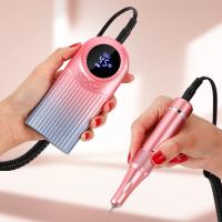 Máquina De Uñas Recargable 45000Rpm Electrica Portátil Para Fileteo Y Pulido De Uñas De Gel Para Manicura En Casa Y Salon - details 4