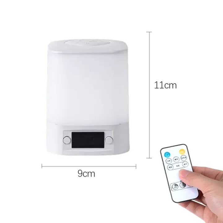 Lámpara De Mesa LED Recargable Para Dormitorio Protección Ocular Para Bebés Y Niños Luces Nocturnas Para Cama Y Habitación Iluminación Moderna Sin Sombrilla - 1