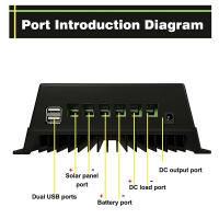 Controlador De Carga Solar MPPT Auto 12/24/36/48V Para Batería De Litio 60/70/80/90/100A Con Pantalla LCD Regulador De PV Solar - details 3