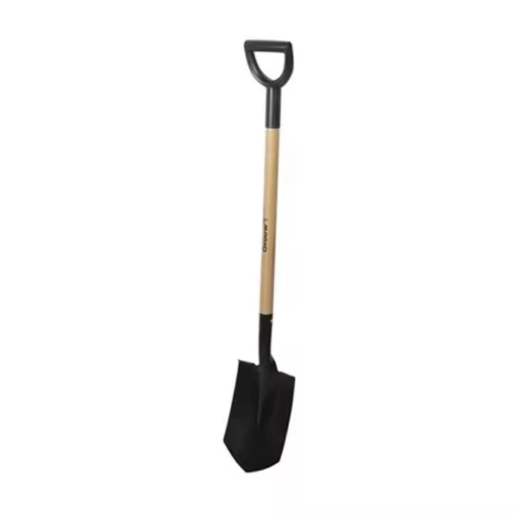 GROUW Pala Resistente para Jardín de Madera y Acero de Carbono 114cm - 1